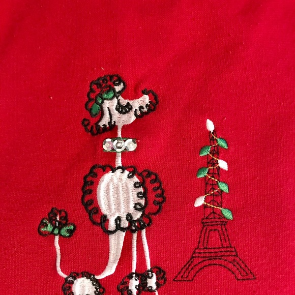 Red Holiday Sweatshirt - Picture 3 of 3